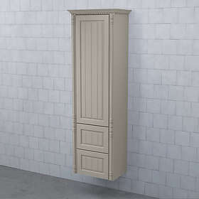 Björbo Badrum Högskåp Valhall med Lucka och 2 Lådor Sand Vänster VH55LV