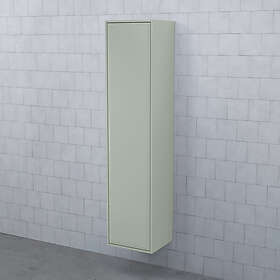 Björbo Badrum Högskåp MEJDA Facett Lindblomsgrön Lucka 2 Lådor Vänster MHSLF6V