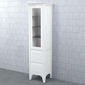 Björbo Badrum Högskåp Saga Vitrinlucka Harv 2 Lådor Vänster SHV4HVV