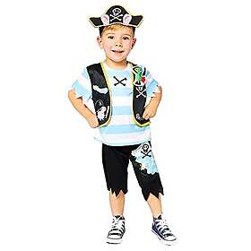 Amscan 9910166 barn pojkar officiell Greta Gris Licensierad Pirat George Maskera