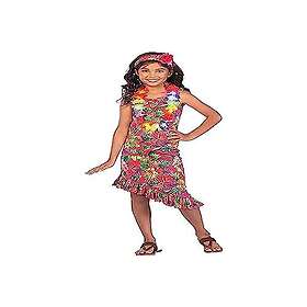 Amscan Girls 9911428 uppklädd, flerfärgad på rosa bakgrund, 10-12 år (förpacknin