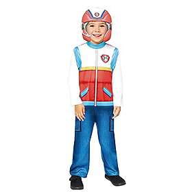 Amscan 9909120 Ryder Paw Patrol kostym 4-6 år, barn-pojke, röd, vit och blå