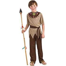 Folat 21684 – Indian Warrior kostym, 3-delad, barnstorlek S