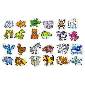 ABA Skol Djur Pussel 24 Olika 2 Bitar