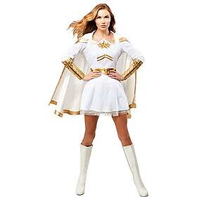 Rubies Starlight Deluxe kostym för kvinnor, Digitalt tryckt klänning, kappa och bälte, officiella The Boys för karneval, Halloween, jul och 