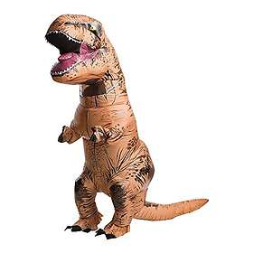 Rubies Rubie's Officiell Jurassic World T-Rex dinosaurie uppblåsbar vuxendräkt (en storlek)