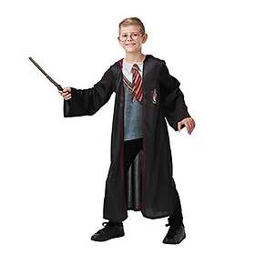 Rubies Rubie's Officiell Harry Potter Deluxe Gryffindor-rock, kostym, inklusive trollstav och glasögon, barnstorlek, ålder 9–10 år