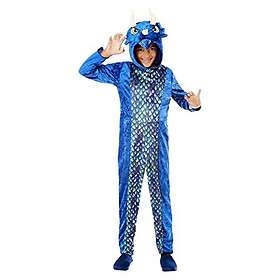 Smiffys Smiffy's 71086M dinosauriekostym, unisex, blå, M-7-9 years