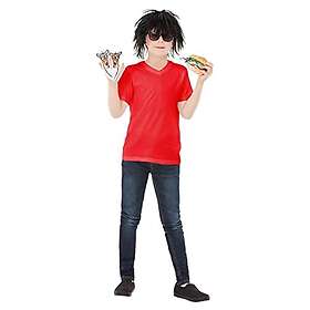 Smiffys 40148 officiellt licensierad David Wallis Ratburgare-set, pojkar, svart,