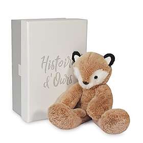 Histoire d'Ours Räv plysch 28 cm brun presentidé söt räv mousse trogna följeslagare HO3071