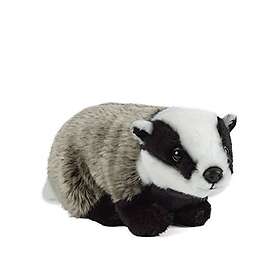 Living Nature Badger plyschdjur av grävling 27 cm.