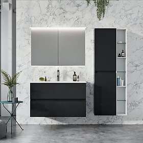 Swebad Väggskåp Hemavan 40 cm Sidoskåp srt1577736+1577810