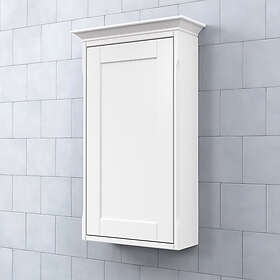 Björbo Badrum Väggskåp Saga Dälja Vit Vänster SVS4DVV