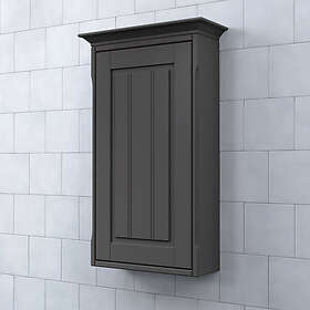 Björbo Badrum Väggskåp Saga Rampärlspont Antracit Vänster SVS4R3V