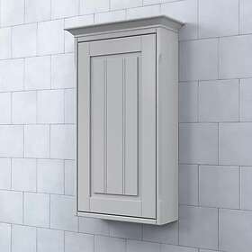 Björbo Badrum Väggskåp Saga Rampärlspont Ljusgrå Vänster SVS4RGV