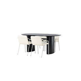 Venture Home Matgrupp Isolde med 4 st Tvist stolar GR23614V