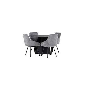 Venture Home Matgrupp Bootcut Ø110 cm med 4 st Rosie stolar GR23788