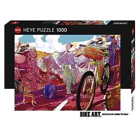 Heye Bike Art: Tour i rosa 1000 Bitar