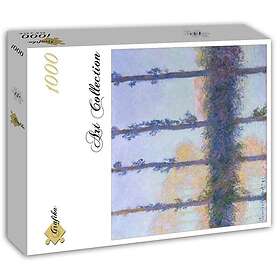 Grafika Art Puzzle C.Monet: De fyra träden 1000 Bitar