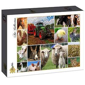 Grafika Art Pussel Kollage Bondgårdsdjur 1500 Bitar