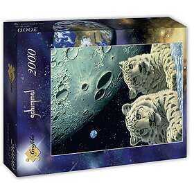 Grafika Art Pussel S.Shimmel: Snöleopardens Lya 2000 Bitar