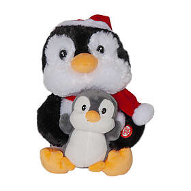 Star Trading AB MERRY PAL Inomhusdekoration Pingviner Batteri 25cm Svart