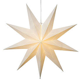Star Trading Pappersstjärna Lysa ⌀ 80 cm White