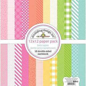 Hello. Doodlebug Paper Pad 12x12 gain Petite Prints