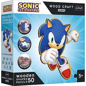 Sonic Trefl Wood Craft Junior Pussel 50 Bitar