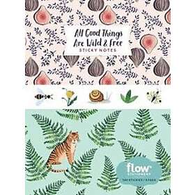 All Good Things Are Wild and Free Sticky Notes Engelska print