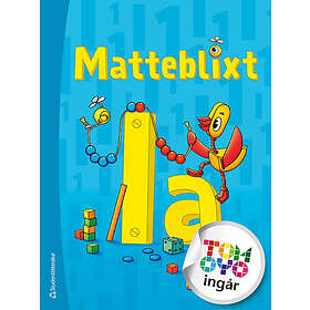 Matteblixt 1a Elevpaket Tryckt bok Digital elevlicens 12 mån Svenska Hybridprodukt