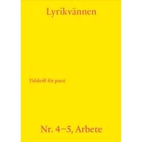 Lyrikvännen 4-5(2023) Svenska Häftad