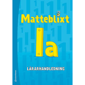 Matteblixt 1a Lärarpaket Tryckt bok Digital lärarlicens 36 mån Svenska Hybridprodukt