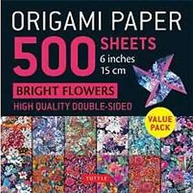 Origami Paper 500 sheets Bright Flowers 6' (15 cm)