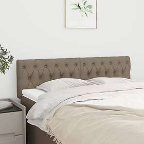 vidaXL Huvudgavlar 2 st taupe 80x7x78/88 cm tyg 346358
