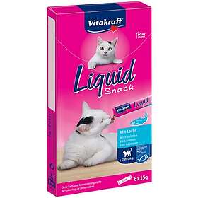 Vitakraft Cat Liquid-Snack Lax 6-pack, 15g
