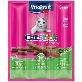 Vitakraft CatSticks Mini Kyckling & Kattgräs 6g x 3 st