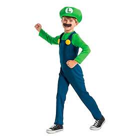 Morphsuits Super Mario Luigi Barn Maskeraddräkt