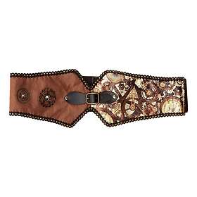 Wilbers Steampunk Tasche – Schwarz-braun, Aus Polyester Mit Schultergurt | Stylische Umhängetasche