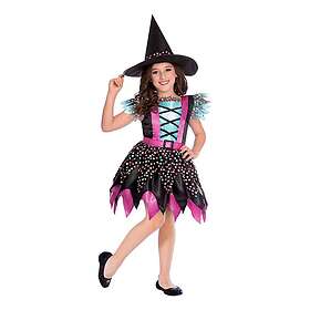 Färgsprakande Häxklänning Barn Maskeraddräkt X-Large