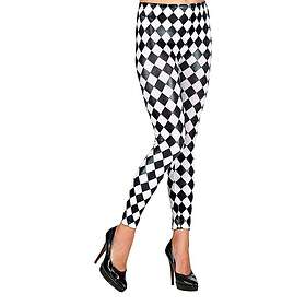 Rutiga Leggings Svart/Vit Large/X-Large