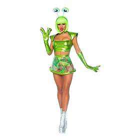 Grön Alien Deluxe Maskeraddräkt
