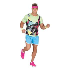 Fiestas Guirca 80-tals Joggare Herr Maskeraddräkt - Large