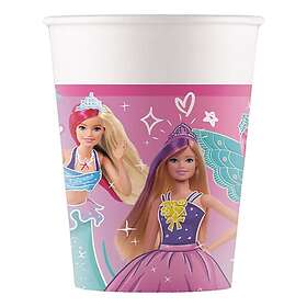 Globos Europe Pappersmuggar Barbie Fantasy 8-pack