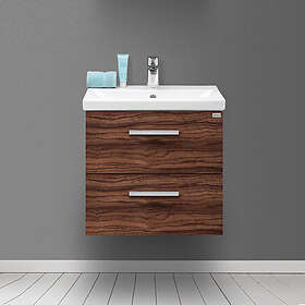 4AQUA Kommod Minimal med lådor (Valnöt/50)