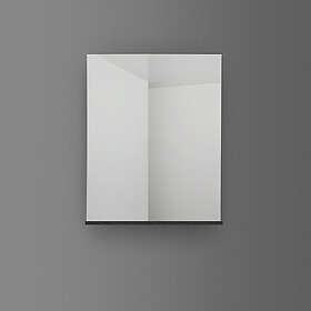 4AQUA Spegel med hylla (Svart ek/60)