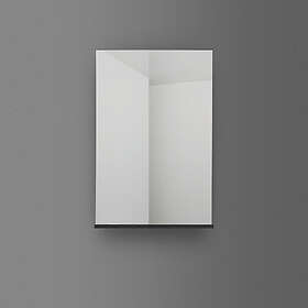 4AQUA Spegel med hylla (Svart ek melamin/40)