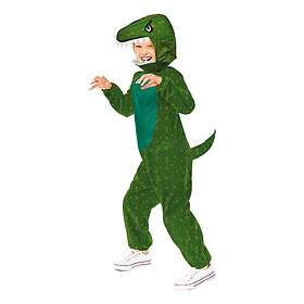 Grön Dinosaurie Onesie Barn Maskeraddräkt