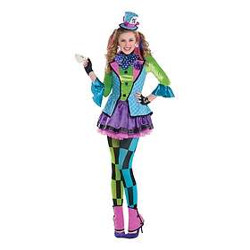 Färgglad Mad Hatter Barn Maskeraddräkt