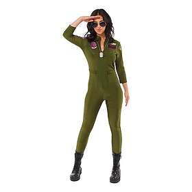 Top Gun Jumpsuit Dam Maskeraddräkt